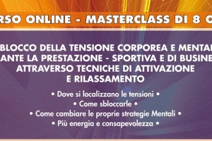 CORSO ONLINE MASTERCLASS GIUGNO