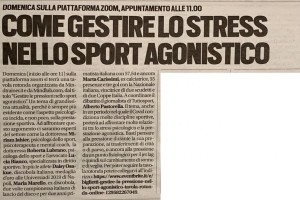 COME GESTIRE LO STRESS NELLO SPORT AGONISTICO